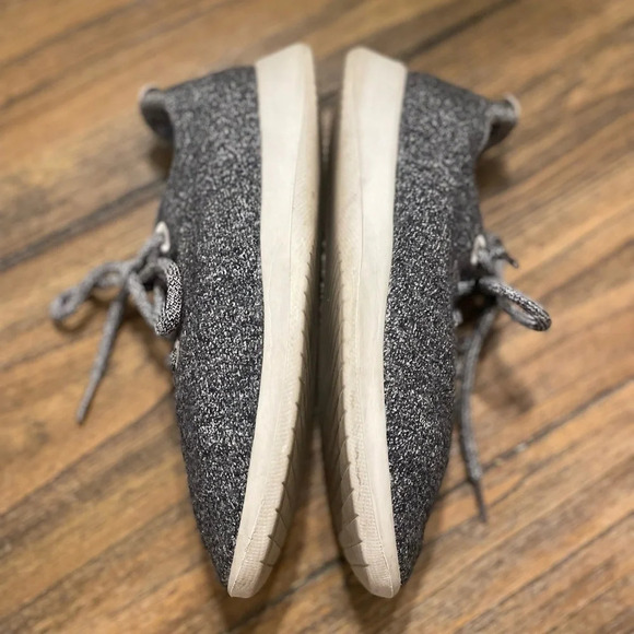 Allbirds Wool Runner Mizzles Merino Wool Lace Up Women's Size 8 Black Comfort - Picture 10 of 10